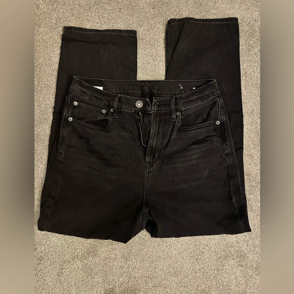 American Eagle Black Size 10R 90s Boyfriend Jean